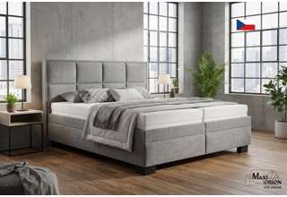 Blanář - čalouněná postel Ela 160x200 - šedá