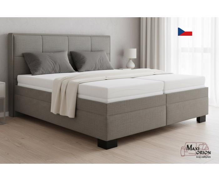 Fotogalerie Blanář - čalouněná postel Ela 180x200 - šedá
