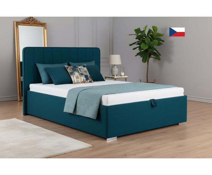 Fotogalerie Blanář  - čalouněná postel August 140x200 - výběr barvy