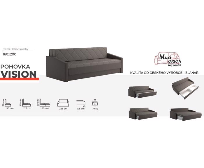 Fotogalerie Blanář - pohovka pro každodenní spaní Vision - Salvador 15