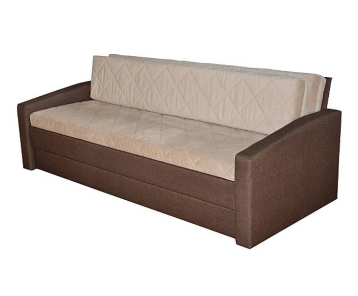 Fotogalerie Blanář - rozkládací pohovka Vision na každodenní spaní - béžovo hnědá