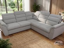 Fotogalerie Rohová rozkládací sedací souprava Medium - Šedá - Pravá 