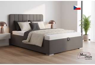 Blanář - čalouněná postel August 140x200 - kamenitá šedá