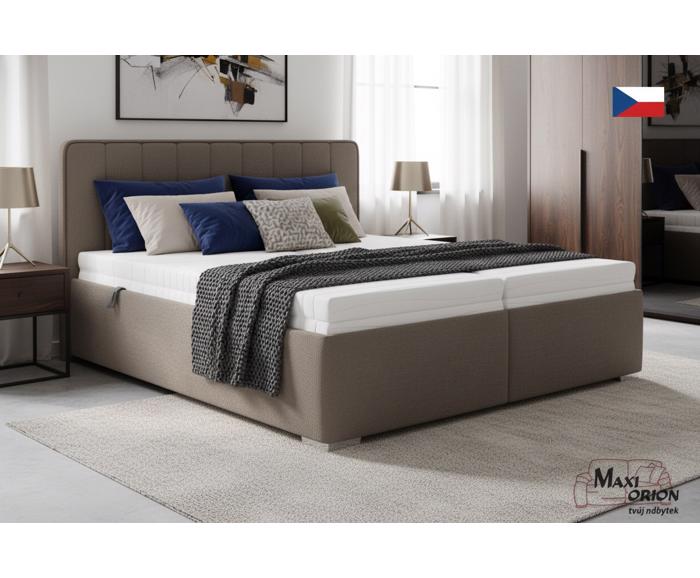 Fotogalerie Blanář - čalouněná postel August 180x200 - kamenitá šedá