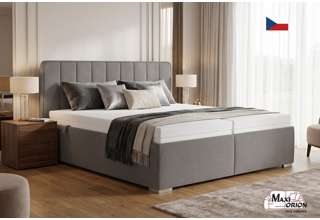 Blanář - čalouněná postel August 160x200 - kamenitá šedá