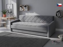 Fotogalerie Blanář - rozkládací pohovka na každodenní spaní s úložným prostorem Vision - šedá