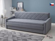 Fotogalerie Blanář - rozkládací pohovka na každodenní spaní s úložným prostorem Vision - šedá