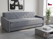 Fotogalerie Blanář - rozkládací pohovka na každodenní spaní s úložným prostorem Vision - šedá