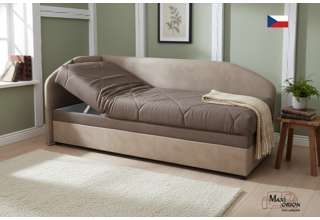 Blanář - válenda Turi 90 x 200 - Levá mocca