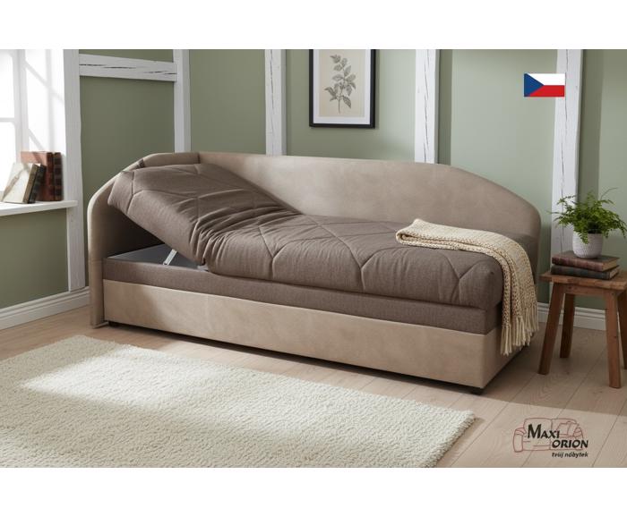 Fotogalerie Blanář - válenda Turi 90 x 200 - Levá mocca