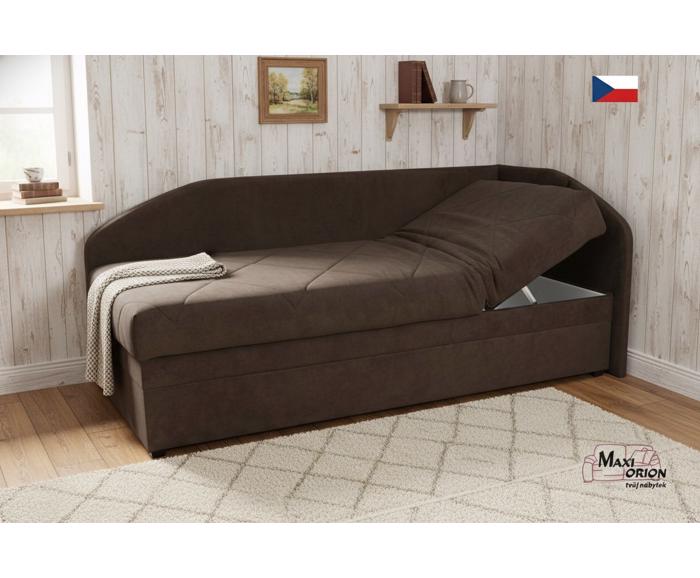 Fotogalerie Blanář - válenda Turi 90x200 Pravá - tmavě hnědá