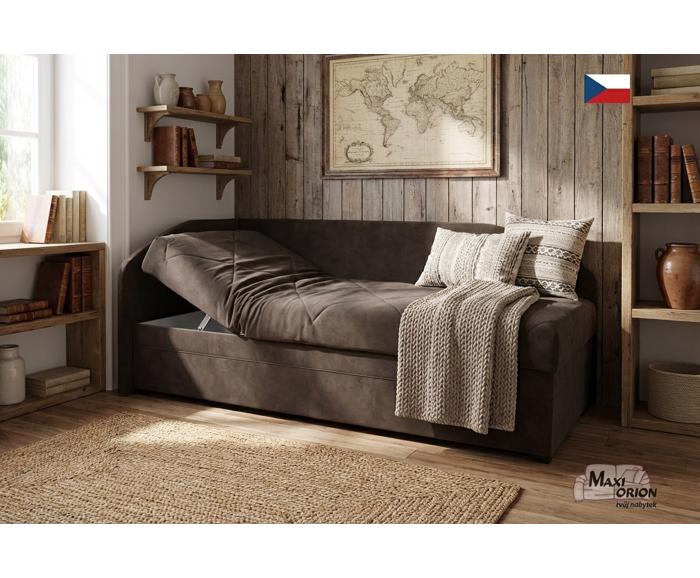 Fotogalerie Blanář - válenda Turi 90x200 Levá - tmavě hnědá