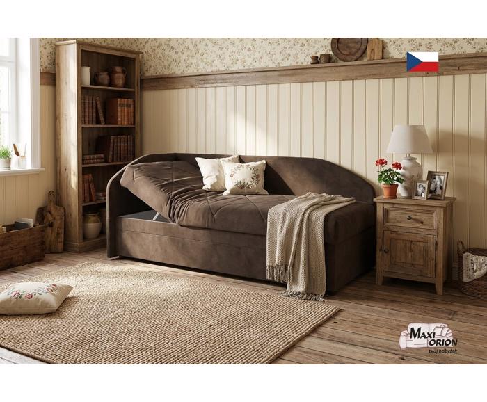 Fotogalerie Blanář - válenda Turi 90x200 Levá - tmavě hnědá