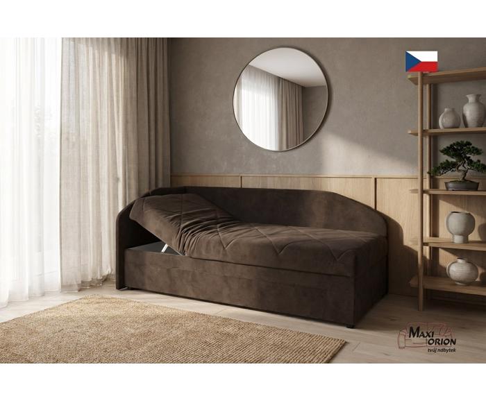 Fotogalerie Blanář - válenda Turi 90x200 Levá - tmavě hnědá