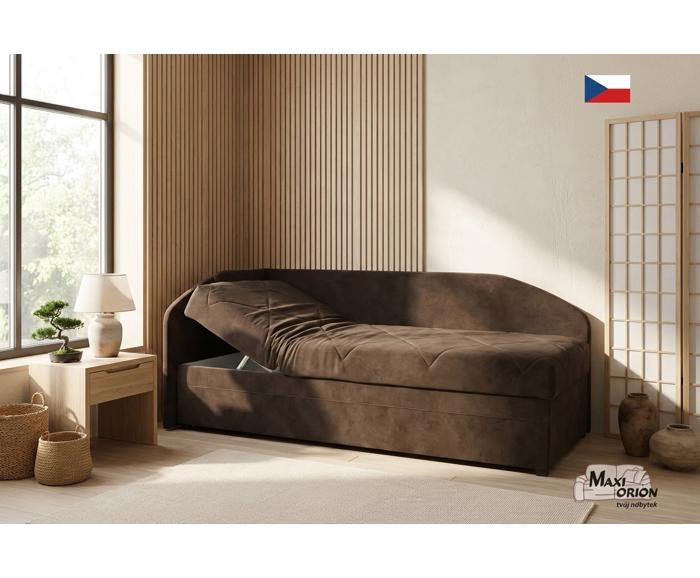 Fotogalerie Blanář - válenda Turi 90x200 Levá - tmavě hnědá