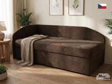 Fotogalerie Blanář - válenda Turi 90x200 Levá - tmavě hnědá