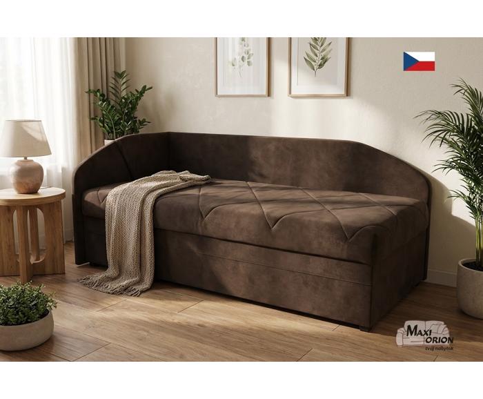 Fotogalerie Blanář - válenda Turi 90x200 Levá - tmavě hnědá