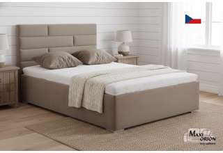 Blanář - čalouněná postel Troja 140x200 - Cappucino