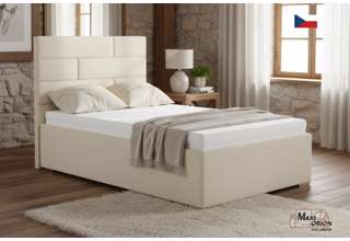 Blanář - čalouněná postel Troja 140x200 - Béžová