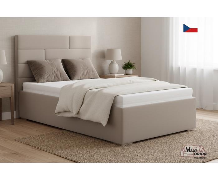 Fotogalerie Blanář - čalouněná postel Troja 120x200 - Cappuccino