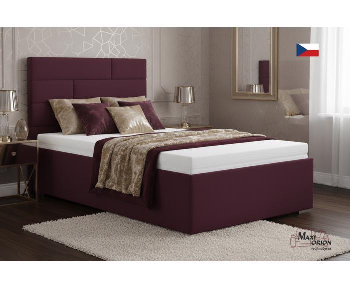 Fotogalerie Blanář - čalouněná postel Troja 110x200 s matrací - výběr barvy