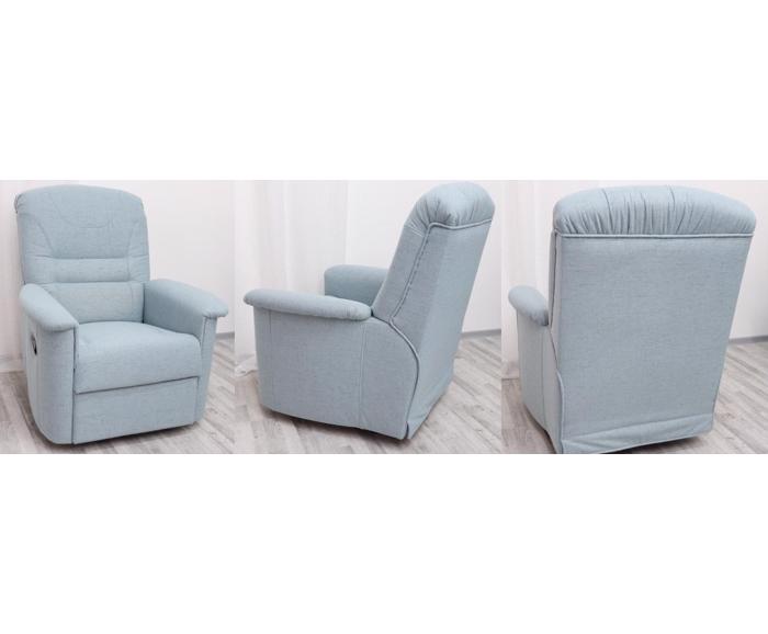 Fotogalerie Rohová rozkládací sedací souprava Agáta s relaxačním prvkem - silver