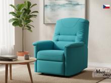 Fotogalerie Sedací souprava Agáta - rozkládací pohovka + polohovací křeslo - výběr barvy