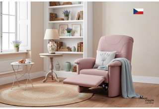 Polohovací křeslo Agáta - výběr barvy