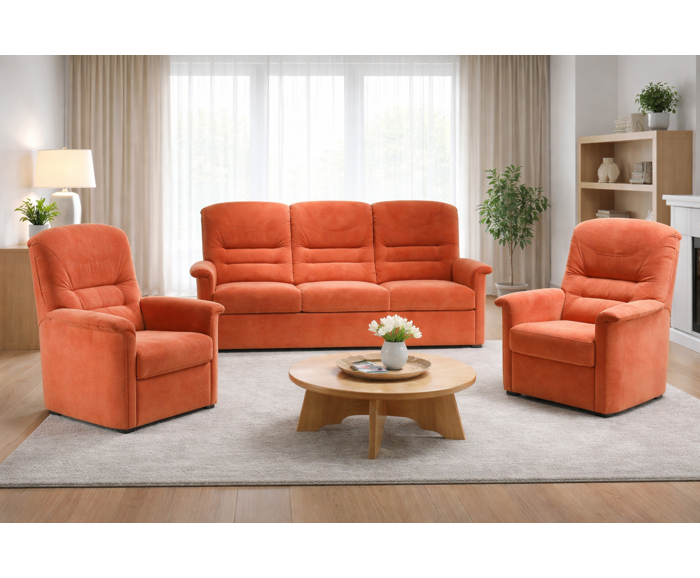 Fotogalerie Rozkládací sedací souprava 3+1+1 Agáta – výběr barvy