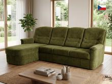 Fotogalerie Rohová rozkládací sedací souprava Agáta s relaxačním prvkem - výběr barvy