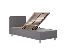 Fotogalerie Blanář - čalouněná postel Fiona 90x200 bez matrace - Stone