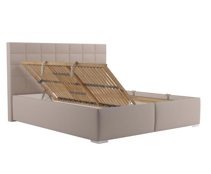 Fotogalerie Blanář - čalouněná postel Bora 180x200 úložný prostor boční výklop - výběr barvy