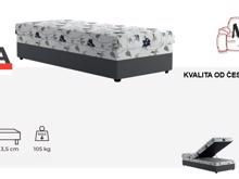 Fotogalerie Blanář - válenda s úložným prostorem, Evelína 90x200 - výběr barvy