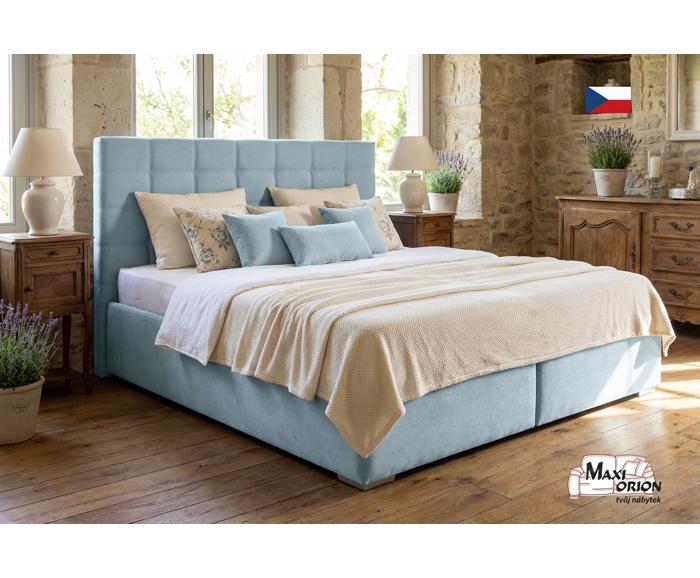 Fotogalerie Blanář - čalouněná postel Bora 180x200 úložný prostor boční výklop - výběr barvy