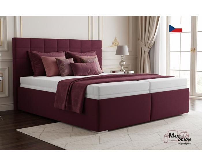 Fotogalerie Blanář - čalouněná postel Bora 180x200 úložný prostor boční výklop - výběr barvy