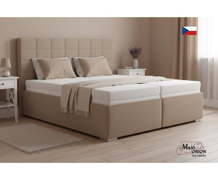 Fotogalerie Blanář - čalouněná postel Bora 180x200 úložný prostor boční výklop - výběr barvy