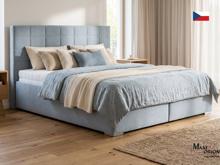 Fotogalerie Blanář - čalouněná postel Bora 180x200 úložný prostor boční výklop - výběr barvy