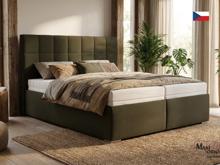 Fotogalerie Blanář - čalouněná postel Bora 180x200 úložný prostor boční výklop - výběr barvy