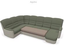 Fotogalerie Velká rohová sedací souprava Agáta ve tvaru U s relaxačním prvkem - výběr barvy