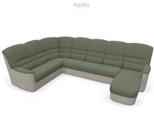 Fotogalerie Velká rohová sedací souprava Agáta ve tvaru U s relaxačním prvkem - výběr barvy