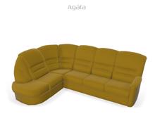 Fotogalerie Rohová sedací souprava Agáta s rozkladem a úložným prostorem - výběr barvy