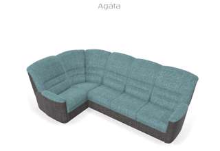 Rohová sedací souprava Agáta s úložným prostorem - výběr barvy