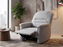 Fotogalerie Polohovací křeslo Agáta  - silver