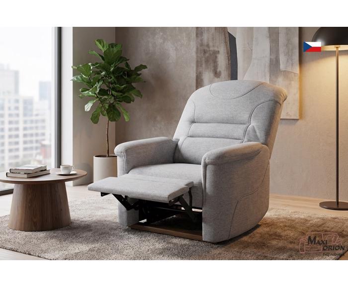 Fotogalerie Polohovací křeslo Agáta  - silver