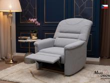 Fotogalerie Polohovací křeslo Agáta  - silver