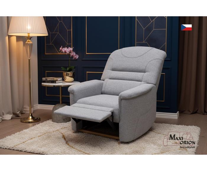 Fotogalerie Polohovací křeslo Agáta  - silver