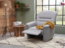 Fotogalerie Polohovací křeslo Agáta  - silver