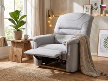 Fotogalerie Polohovací křeslo Agáta  - silver