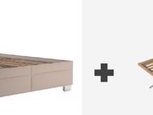 Fotogalerie Blanář - čalouněná postel Luna 180x200 - antracitová