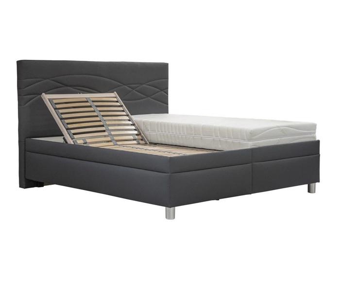 Fotogalerie Blanář - čalouněná postel Luna 180x200 - antracitová